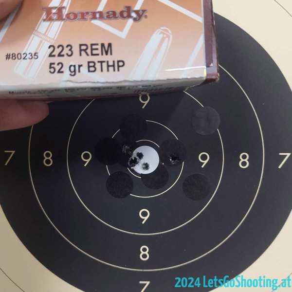Hornady 52grs BTHP, no.80235 - 240419a