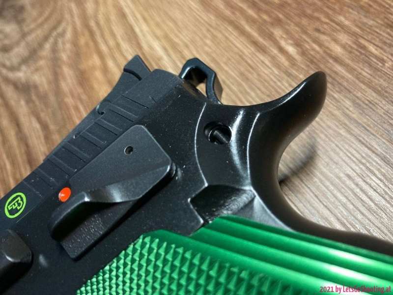 CZ75 Tactical Sports Orange - "Irish Lady"