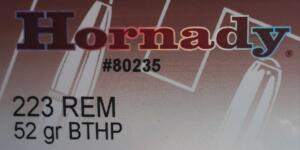 Hornady 52 HPBT