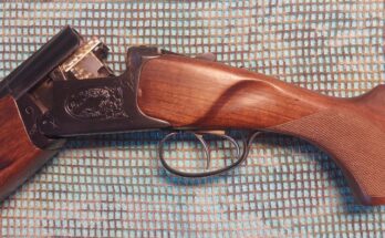 Schusswaffe mit Holzgriff für activities in Österreich, Lets go shooting in Austria, Fokus auf Shooting-Erlebnis.